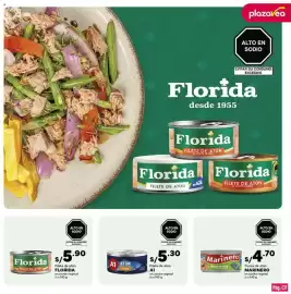 Catálogo Plaza Vea Página 7: Florida filete de atún €5,90, A1 atún filete €5,30