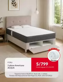 Catálogo Sodimac semana 36 Página 6: Forli 2 plazas Americana Acqua €799,00