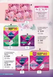 Catálogo Azzorti Página 56: Toallas Higiénicas Nosotras Invisible Rapigel €25,90, Ela protectores diarios €16,90