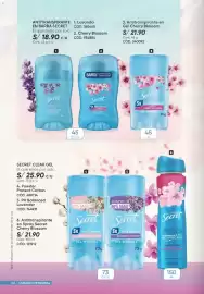 Catálogo Azzorti Página 58: Secret gel invisible €73,00, Lavanda €18,90