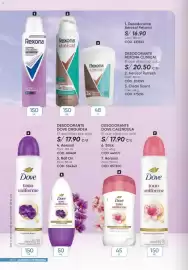 Catálogo Azzorti Página 60: Dove desodorante caléndula €17,90, Dove desodorante Dove orquídea €17,90