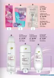 Catálogo Azzorti Página 61: Gillette Venus suave €9,90, Dove Aerosol Clinical Tono Uniforme €21,50
