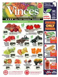 Vince's Market flyer Page 1