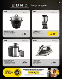 Catálogo La Curacao Página 17: Bord arrocera 1.5l negra €89,00, Bord licuadora 1.9 lt €249,00