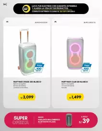 Catálogo La Curacao Página 24: JBL Partybox Stage 320 Blanco €2.099,00, Jbl partybox club 120 blanco €1.499,00