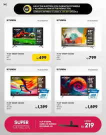 Catálogo La Curacao Página 26: Hyundai tv 55 smart google qled €1.399,00, Hyundai tv 32 smart google qled hd 60 hz €499,00