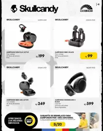 Catálogo La Curacao Página 41: Skullcandy audífonos push play active €199,00