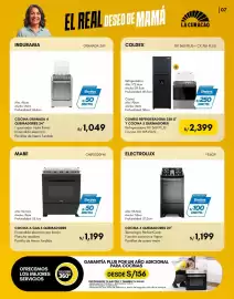 Catálogo La Curacao Página 7: Cocina Granada 4 quemadores 24" €1.049,00, Mabe cocina a gas 5 quemadores €1.199,00