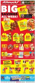Schnucks weekly ad week 37 Page 1: Scott Comfort Plus Double Roll Bath Tissue €3,99, High Noon or NUTRL Hard Seltzer €15,99