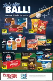 Co-op flyer week 36 Page 10: Lay's Potato Chips €2,75, Compliments Beef Burgers €10,99
