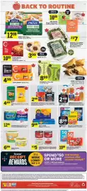 Co-op flyer week 36 Page 2: Kellogg's or General Mills Jumbo Cereal €8,99, Kraft dinner original €9,99