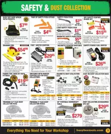 Busy Bee Tools flyer Page 7: Busy bee shop apron with pockets €7,99, Magnetic Dust Collection Kits €69,95