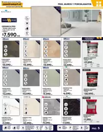 Catálogo Construmart Página 5: Frague standard 5kg blanco €7.390,00, Cemento white €11.590,00