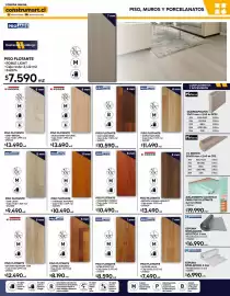 Catálogo Construmart Página 7: Piso filotante €7.590,00, Piso flotante €10.490,00