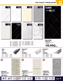 Catálogo Construmart Página 9: Perfil esquina exterior €5.590,00, Perfil esquina interior w €5.590,00
