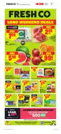 FreshCo flyer week 36 Page 1: Lay's Potato Chips €2,75, Schneiders Juicy Jumbos €4,49