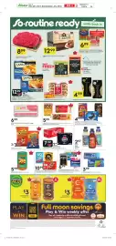 Sobeys flyer week 36 Page 4: Armstrong Cheese or Saputo Mozzarella €5,99, Coca-Cola or Pepsi Soft Drinks €7,99