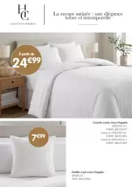 Catalogue b&m page 9: Couette rayée micro frappée €7,99