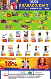 Catálogo Tonin Superatacado Página 3: Óleo de milho ou girassol soya €12,99, Mistura p/ Bolo de Chocolate Dona Benta €6,99
