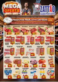 Catálogo Zattão Supermercado Página 1: Linguiça Toscana Faia Kg/Granel €17,90, Mortadela gourmet def. seara €20,90