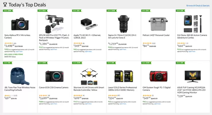 Adorama (valid until 8-09)