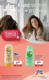 Dm drogerie markt gazetka Strona 1: Balea Odżywka do włosów €4,95, Schwarzkopf Schauma Szampon do włosów, różne rodzaje €9,95