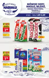 Biedronka gazetka Strona 1: Mleko UHT 3,2% Mlekovita Łączka Łowickie €1,79