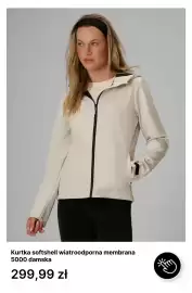4F gazetka tydzień 36 Strona 3: Kurtka softshell wiatroodporna membrana 5000 damska €299,99