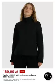 4F gazetka tydzień 36 Strona 5: Kurtka softshell wiatroodporna membrana 5000 damska 4F €189,99