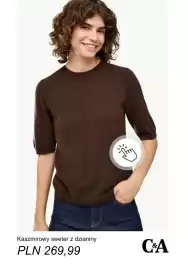 C&A gazetka tydzień 36 Strona 4: Kaszmierowy sweter z dzianiny C&A €269,99