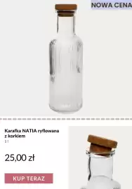 Homla gazetka tydzień 36 Strona 8: Karafka Natia ryflowana z korkiem €25,00