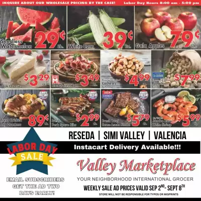 Valley Marketplace weekly ad