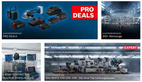 Bosch Professional Flugblatt Seite 1