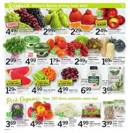 Loblaws flyer week 36 Page 2: Litehouse dressings €6,99, Grapes to go €4,99