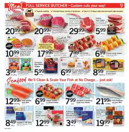 Loblaws flyer week 36 Page 3: SeaQuest crab or lobster flavoured pollock €3,49, IFC tuna or Coho salmon portions €12,99