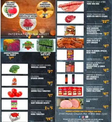Fred's Farm Fresh flyer (valid until 8-09)