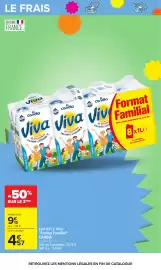 Catalogue Carrefour page 43: CANDIA Lait U.H.T. Viva €4,57