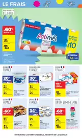 Catalogue Carrefour page 45: Yoplait Île Gourmande €1,56, Skyr MALO €1,64
