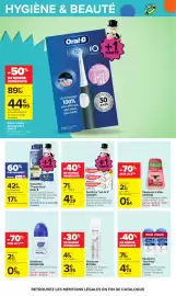 Catalogue Carrefour page 60: COLGATE Dentifrice €4,29, Rexona Déodorant Homme Anti-Transpirant €3,35