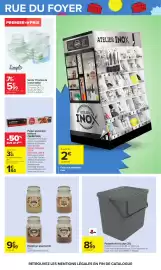 Catalogue Carrefour page 83: Sundis Poubelle de tri Loops 25L €8,99, ATELIER INOX €2,00