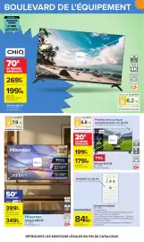 Catalogue Carrefour page 91: NUMWORKS Calculatrice graphique €84,99, CHiQ Téléviseur LED 4K €199,99