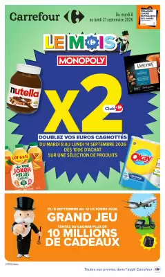 Carrefour (valable jusqu'au 21-09)