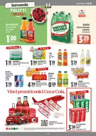 Volantino Rossotono Carrefour Pagina 10: Uliveto Acqua minerale naturale €3,29, Coca Cola/Fanta Sprite €3,50