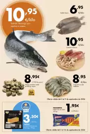 Catálogo Supermercados Lupa Página 2: Langostino crudo mediano €7,99, Alteza Salmón ahumado de Noruega €3,50