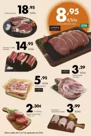 Catálogo Supermercados Lupa Página 3: Panceta de cerdo €5,95, Burger Premium Angus €2,30