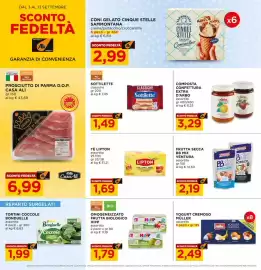 Volantino Alì Supermercati Pagina 12: Frutta secca BB Mix Ventura €2,19, Tè Lipton Yellow Label Classico €1,69