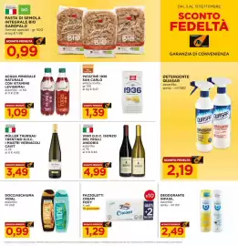 Volantino Alì Supermercati Pagina 13: Patatine 1936 San Carlo €1,39, Vino D.O.C. Isonzo del Friuli Angoris assortito €4,99