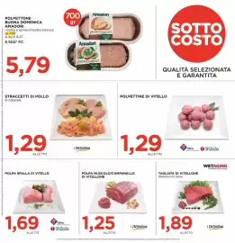 Volantino Alì Supermercati Pagina 3: Polpette di vitello SFiZioSo €1,29, Straccetti di pollo al naturale €1,29
