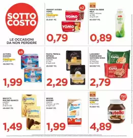 Volantino Alì Supermercati Pagina 6: Nutella Ferrero €4,89, Lasagne/Parmaigiana Giovanni Rana €2,79