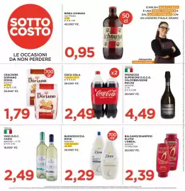 Volantino Alì Supermercati Pagina 8: Bagnodoccia Dove assortito €2,29, Vino D.O.C. Cadis assortito €2,49